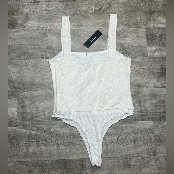 Lulu’s White Sleeveless Bodysuit - Picture 8 of 8